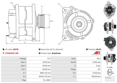 AS-PL A3176 EAN: 5901259468939.