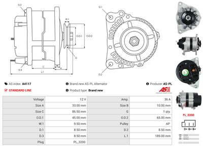 AS-PL A4117 EAN: 5902129027058.