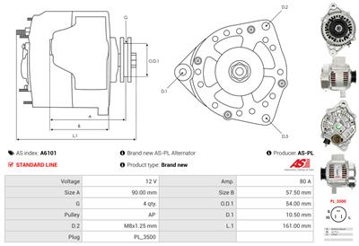 AS-PL A6101 EAN: 5901259457933.