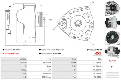AS-PL A6160S EAN: 5902129145134.