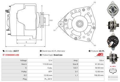 AS-PL A6217 EAN: 5901259494280.