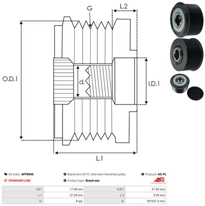 AS-PL AFP0046 EAN: 5901259438925.