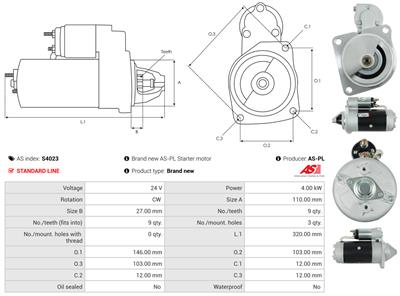 AS-PL S4023 EAN: 5901259422573.