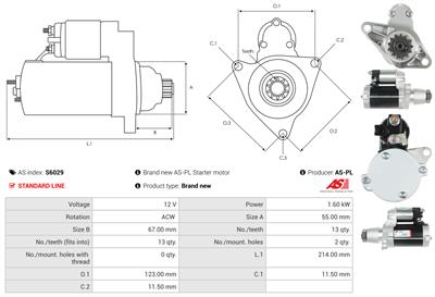 AS-PL S6029 EAN: 5901259423686.