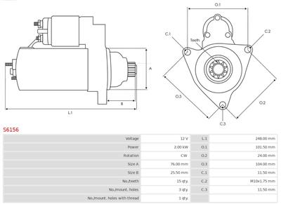 AS-PL S6156 EAN: 5902129013648.