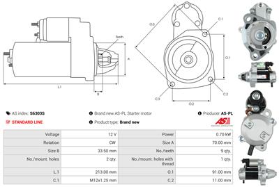 AS-PL S6303S EAN: 5902129105978.