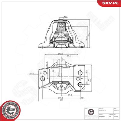 ESEN SKV 75SKV111 EAN: 5906302231522.