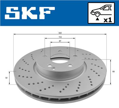 SKF VKBD 80085 V1 EAN: 7316581894079.