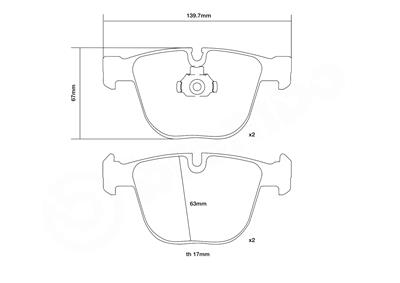 BREMBO 07.B315.02 EAN: 8020584602737.