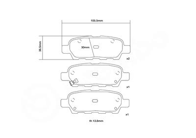 BREMBO 07.B315.87 EAN: 8020584604151.