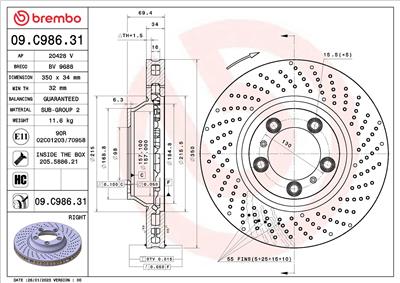 BREMBO 09.C986.31