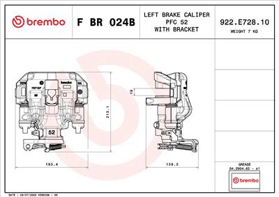 BREMBO F BR 024B