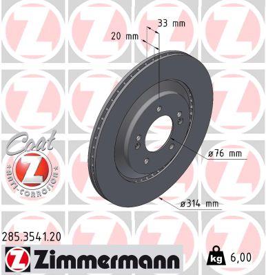 ZIMMERMANN 285.3541.20 EAN: 4250238785231.