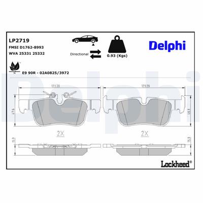 DELPHI LP2719 EAN: 5012759519745.