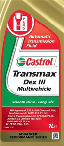 Castrol 15D675 TRANSMAX ATF DX III MULTIVEHICLE - 1L