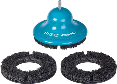 HAZET 4960-200/3 Sada na čistenie náboja kolesa