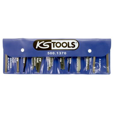 KS TOOLS 500.1370 Sada náradí na montáž/demontáž rádia