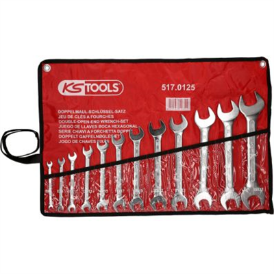 KS TOOLS 517.0125 Sada obojstranných vidlicových kľúčov