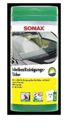 Sonax 04120000 Vlhčené ubrousky na sklo - 25ks