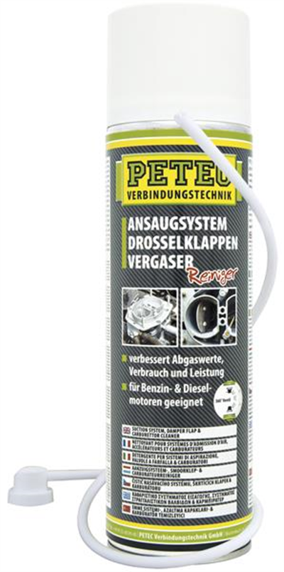 Sací systém, škrticí klapka a čistič karburátoru - 500ml