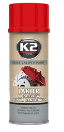 K2 L346CE BRAKE CALIPER PAINT 400 ml ČERVENÁ - barva na brzdové třmeny