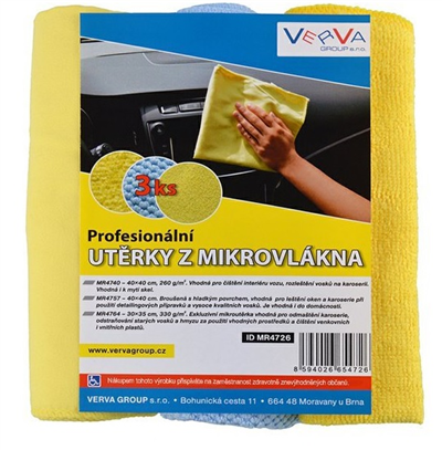 UTĚRKY Z MIKROVLÁKNA 3 ks
