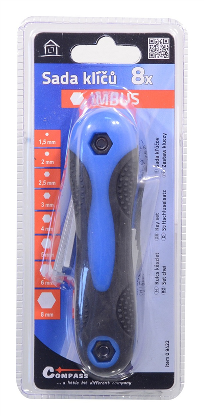IMBUS SADA 8 ks, 1,5-8 mm