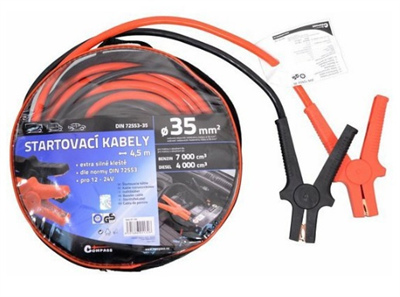 STARTOVACÍ KABELY 35 mm2, 4,5 m, TÜV/GS DIN72553
