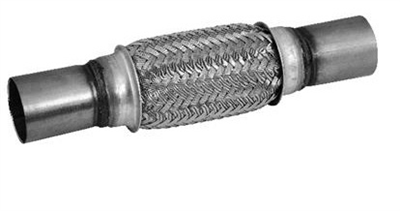 PRUŽNÝ ČLEN VÝFUKU S VNITŘNÍM DRÁTĚNÝM OPLETEM, PRŮMĚR 45 MM, DÉLKA PR.ČLENU 150 MM, CELKOVÁ DÉLKA 250 MM