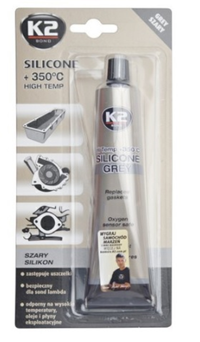 SILICONE GREY 85 g - silikon pro utěsnění části motoru při montáži