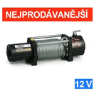 Golemtech n03 Elektrický naviják Golemwinch 12000 12V, 5,4 t, pro větší offroad, odtah
