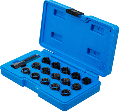 Sada na opravu závitů svíček M14x1,25 - BGS 0149