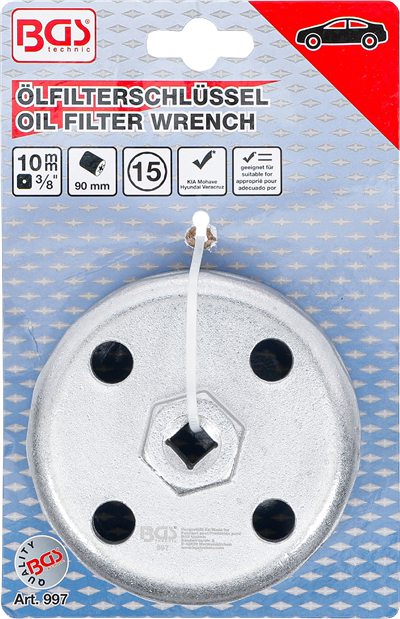 Hlavice na povolování olejových filtrů KIA/Hyundai - BGS 0997