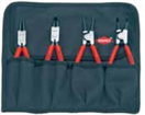 Knipex 10093846 Sada klieští na poistné krúžky 2x rovné, 2x zahnuté Knipex 00 19 56