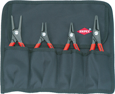 Sada 4x rovných klieští na poistné krúžky Knipex 00 19 57