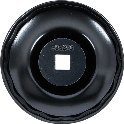 Hlavice na povolování olejových filtrů 74 - 76 mm, 15 hran, FORD, VW - BGS 1039-74-76