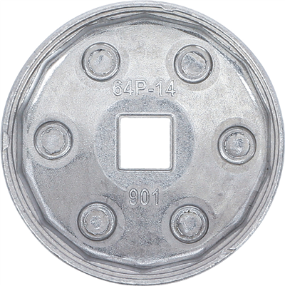 Hlavice na povolování olejových filtrů 64 mm - 14-hran - BGS 1042