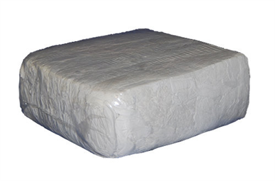 Čistiace handry, biely textil 10 kg