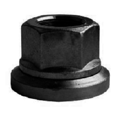 Disková matice M 22x1,5, výška 30 mm, klíč 32, otočná podložka, černá - Ferdus 11.126