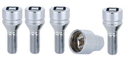 Sada šroubů pro disky M12x1,25 kužel 60 stupňů, délka závitu 27 mm, klíč 17 / 19