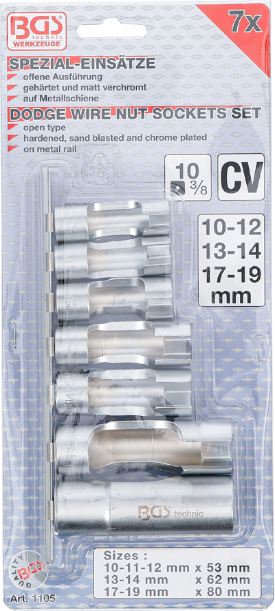 Nástrčné hlavice 3/8