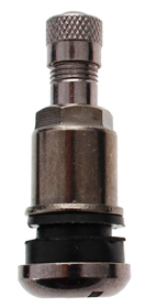 Ferdus 111.96-BAL Bezdušový ventil TR525 MS, černý nikl, otvor v disku 11,5 mm, délka ventilu 42 mm - 100 ks