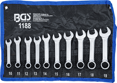 Sada extra krátkych kľúčov 10ks - BGS 1188