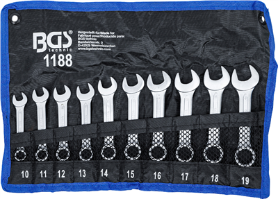 Sada extra krátkych kľúčov 10ks - BGS 1188