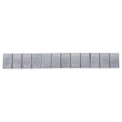 Samolepiace závažia 12x5g, páska 60g, Zn - balenie 100 ks