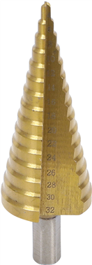 BGS technic 1619 Kónický vrták HSS 4,0 - 32,0 mm- BGS 1619