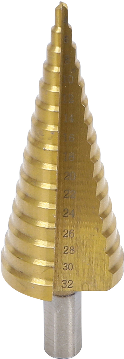 Kónický vrták HSS 4,0 - 32,0 mm- BGS 1619