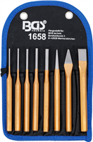 BGS technic 1658 Dláta, sekáče, sekáč, sekáčik, sada 8 dielov Cr-V - BGS 1658