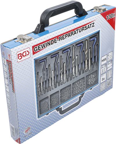 Súprava na opravu závitov M5-M12 - BGS 1950