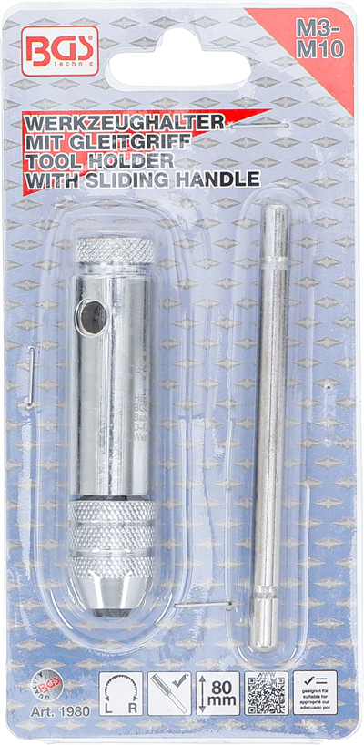 Závitorez M3-M8 80mm - BGS 1980